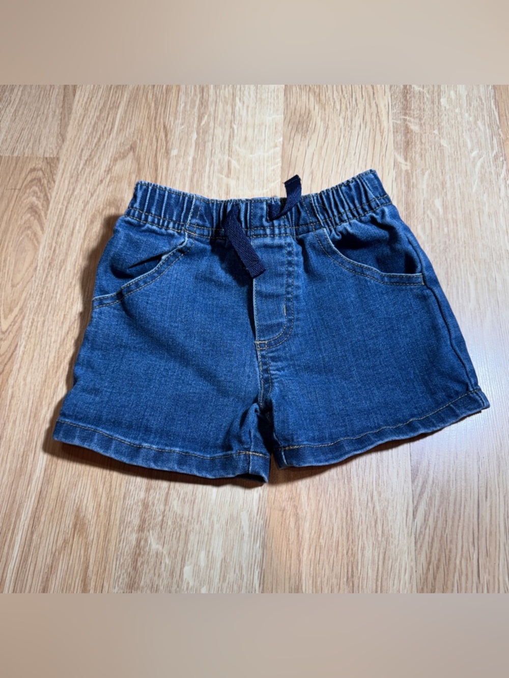 Garanimals Denim-Style Blue Pull-On Kids Shorts